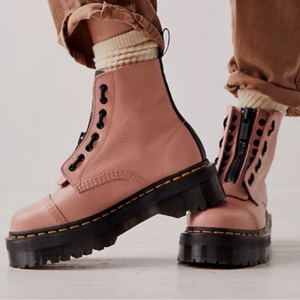 Dr. Martens Sinclair Peachy Pink Boots
